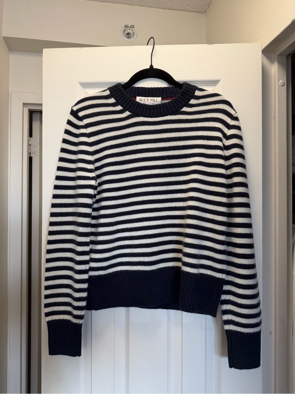 Alex Mill Marais Striped Sweater - Cashmere
